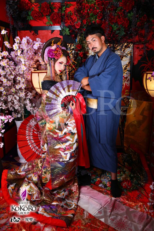 京都観光のオススメはカップル花魁