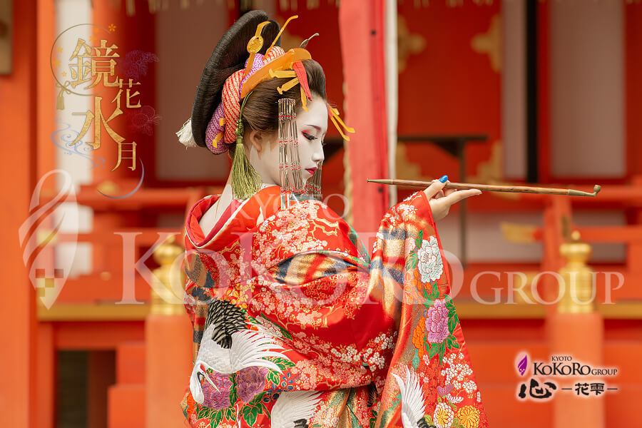 花魁体験野外撮影プラン鏡花水月