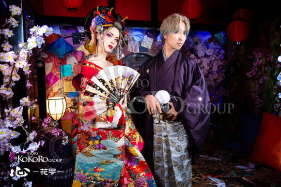 花魁体験カップル 京都