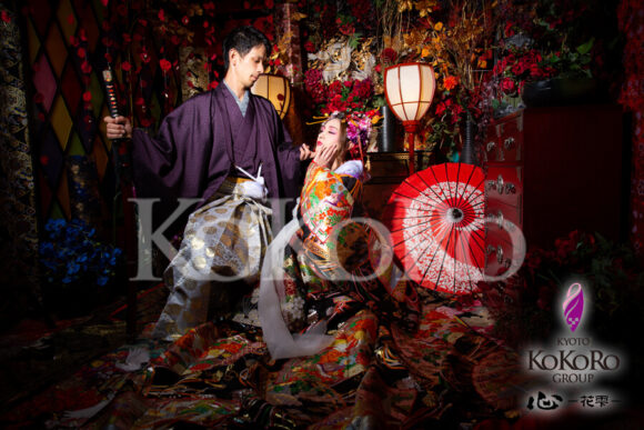 花魁体験カップル 京都