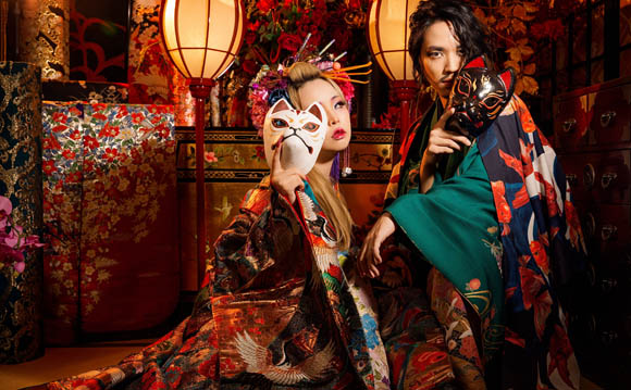 花魁体験カップル撮影