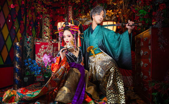 花魁体験カップル撮影