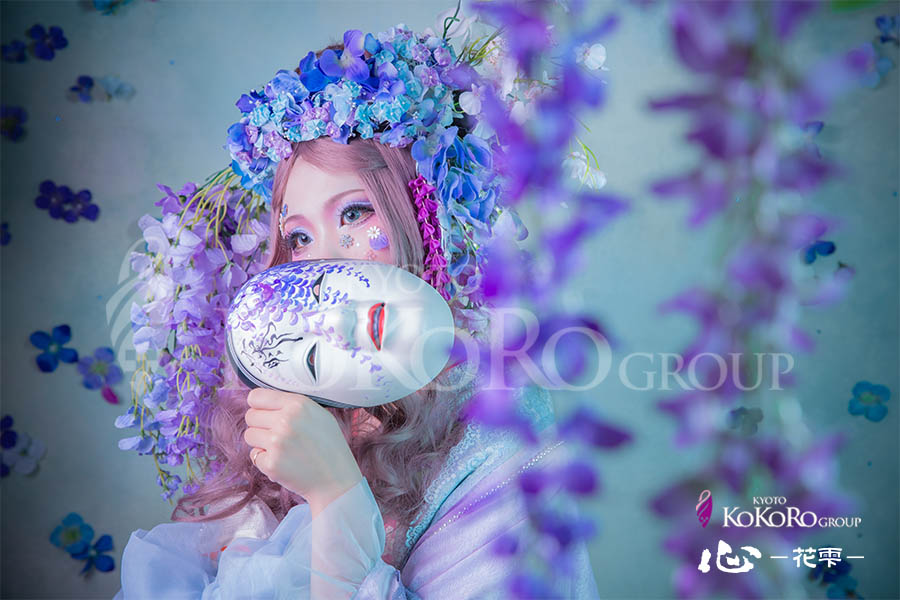 京都　返信体験　紫陽花