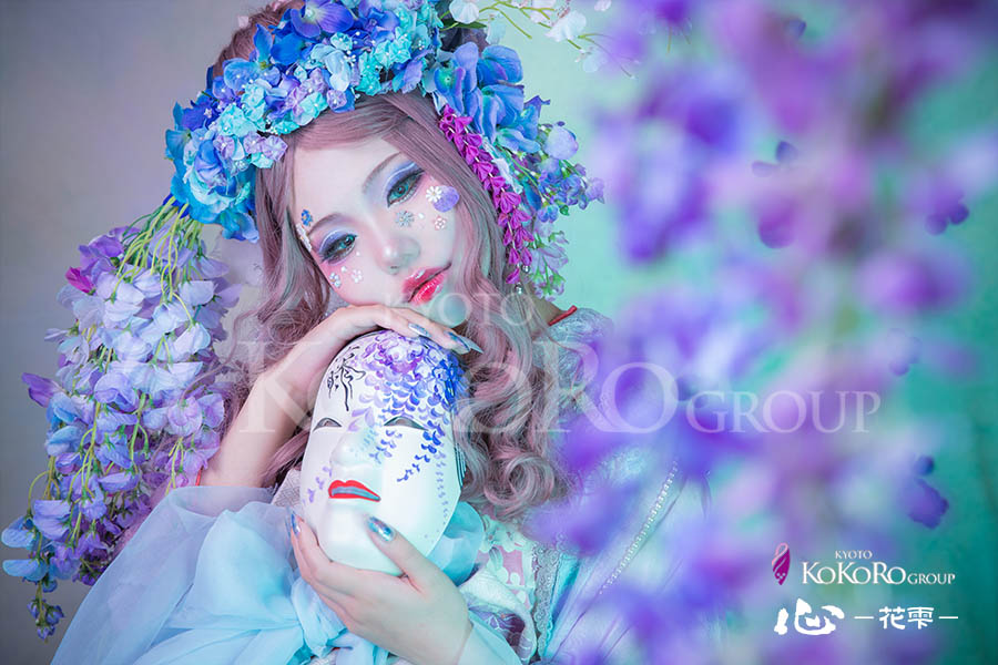 京都　返信体験　紫陽花