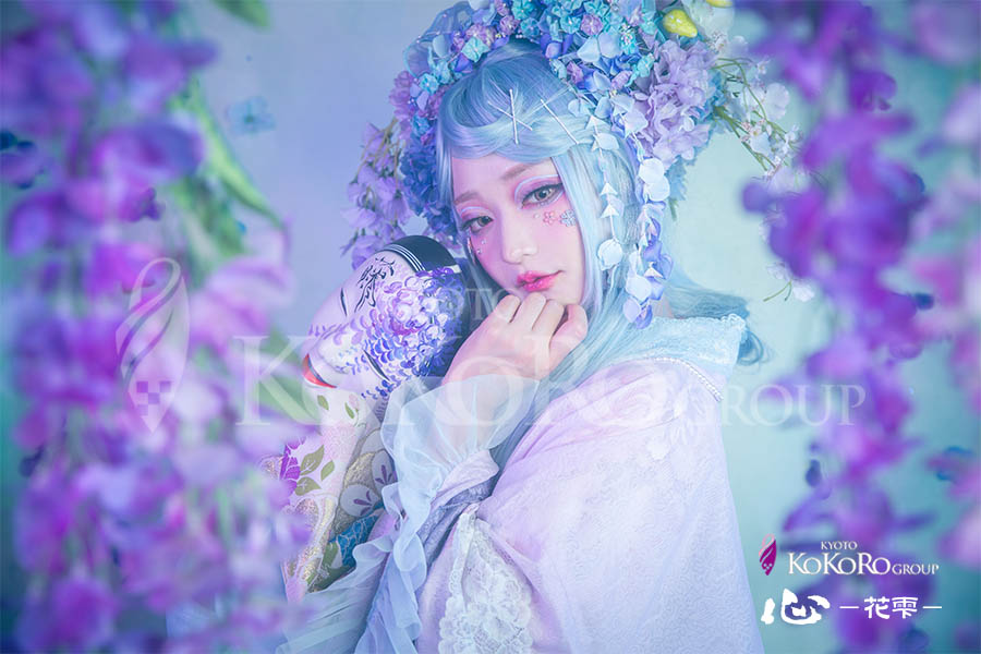 京都　返信体験　紫陽花