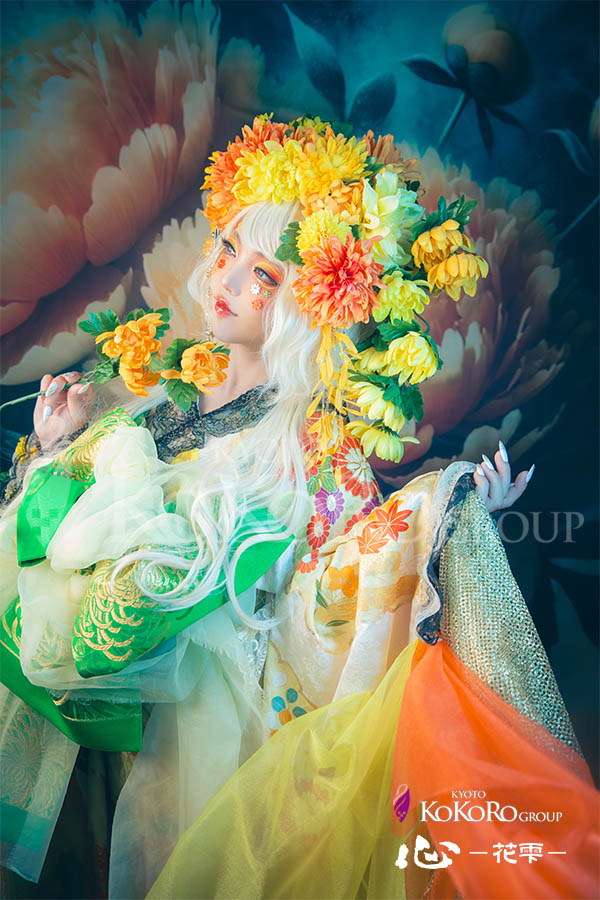 京都　返信体験　菊