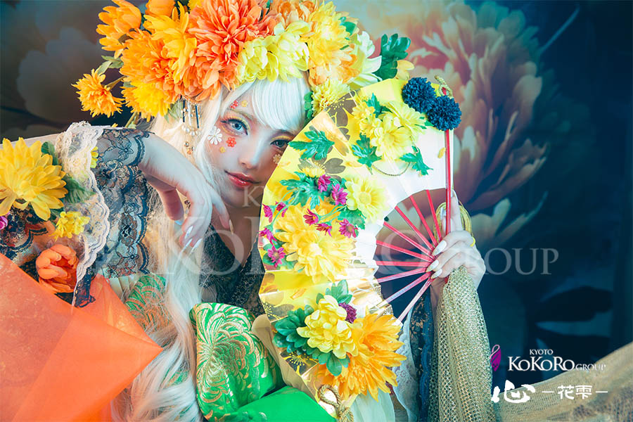 京都　返信体験　菊