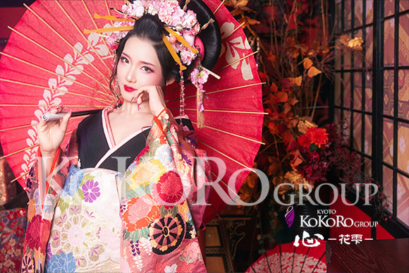 季節の簪ピンク