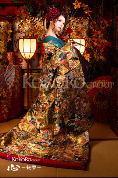 花魁　金打掛