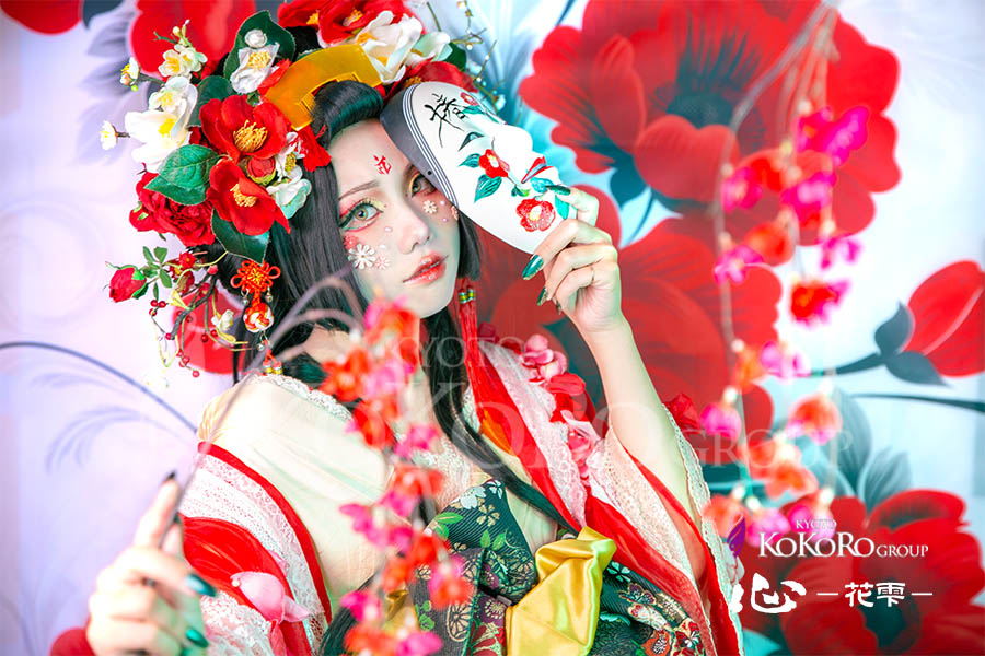 変身体験　京都　椿