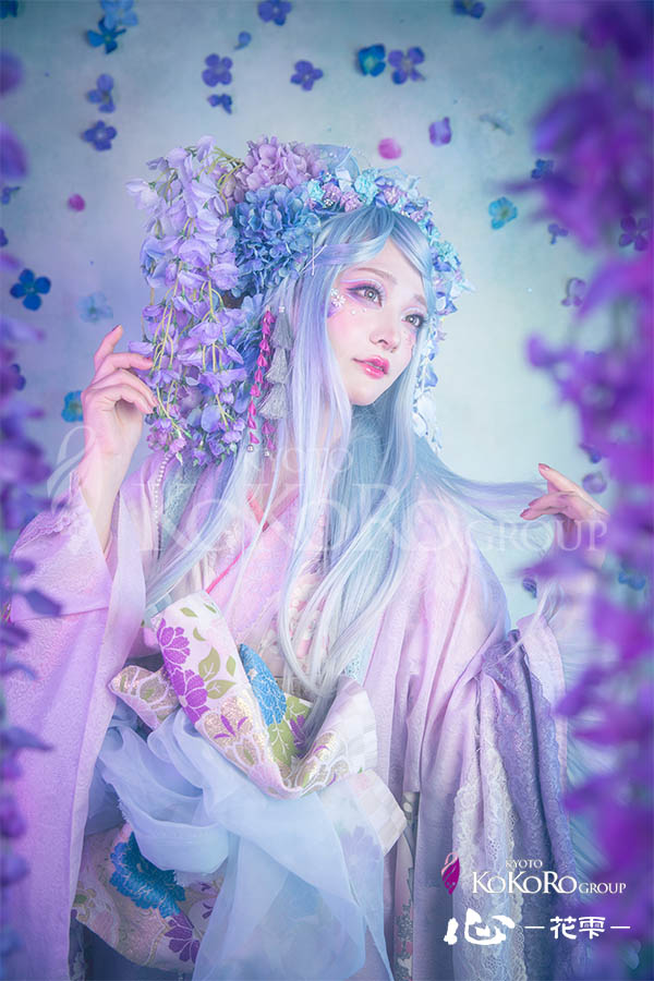 変身体験　京都　紫陽花