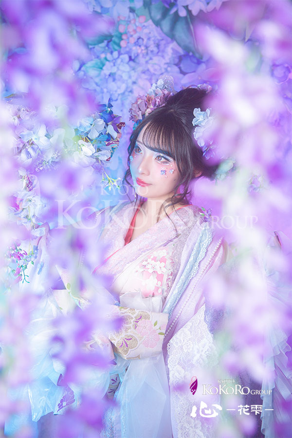 紫陽花　変身体験