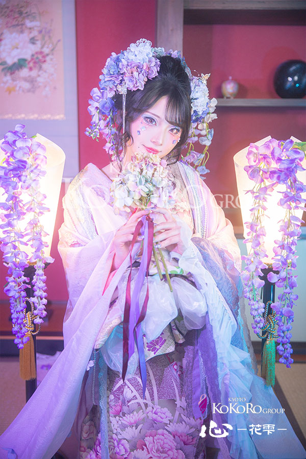 紫陽花　変身体験