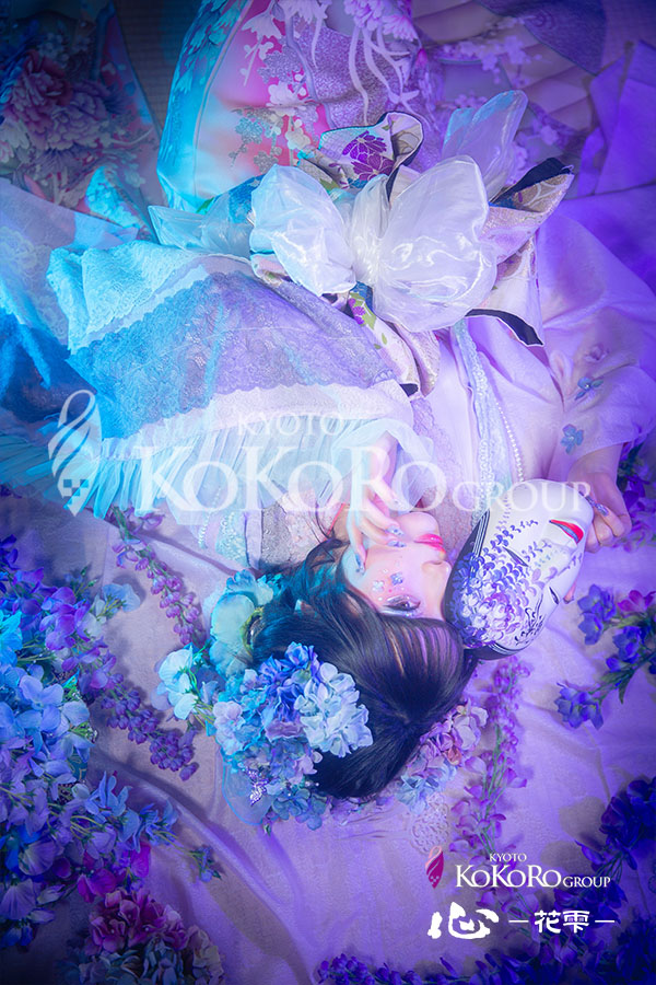 紫陽花　変身体験