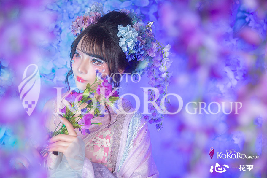 紫陽花　変身体験